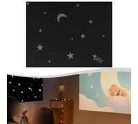 Cieco oscurante 200x145 cm personalizzabile ed elegante con motivi stella e luna