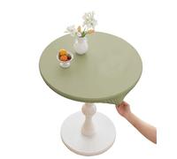 CIEEIN CIEHT Copritavolo rotondo con bordi elasticizzati Tovaglia rotonda antivegetativa Antiscivolo Uso interno ed esterno Verde Diametro 150 cm
