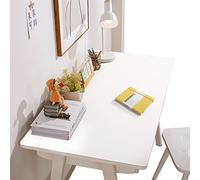 CIEEIN CIEHT Sottomano per Scrivania Tappetino da tavolo Tovaglia in PU Impermeabile e facile da pulire Bianco Spessore 2mm 75 * 140cm