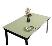 CIEEIN CIEHT Tovaglia bifacciale in PU Spessore 2 mm Proteggere il piano del tavolo Resistente all'acqua e alle macchie Facile da pulire Matcha verde + viola 80 * 150cm