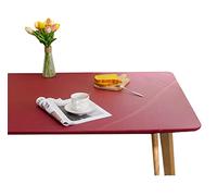 CIEEIN CIEHT Tovaglia in PU Copritavolo elasticizzato Impermeabile e facile da pulire Non si muoverà Claret 60 * 120cm