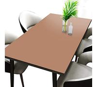 CIEEIN CIEHT Tovaglia in PU Sottomano per Scrivania Disponibile bifacciale Impermeabile e facile da pulire Cachi + grigio Spessore 2mm 60 * 110cm