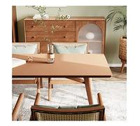 CIEEIN CIEHT Tovaglia in PU Sottomano per Scrivania Tappetino da tavolo Impermeabile e antivegetativo Resistente ai graffi Facile da pulire Kaki 60 * 130cm