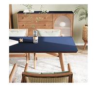 CIEEIN CIEHT Tovaglia in PU Sottomano per Scrivania Tappetino da tavolo Impermeabile e antivegetativo Resistente ai graffi Facile da pulire Blu navy 60 * 120cm