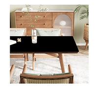 CIEEIN CIEHT Tovaglia in PU Sottomano per Scrivania Tappetino da tavolo Impermeabile e antivegetativo Resistente ai graffi Facile da pulire Nero 40 * 100cm