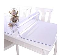 CIEEIN CIEHT Tovaglia in PVC trasparente Pellicola protettiva per mobili Impermeabile e facile da pulire Spessore 1.5mm 100 * 200cm
