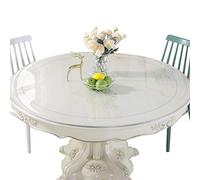 CIEEIN CIEHT Tovaglia rotonda in PVC trasparente Piatto di cristallo Copertura di protezione per mobili Spessore circa 1.5mm 70 cm di diametro