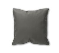 Cieffepi Home Collections Cuscino Arredo ECOPELLE (50 x 50 cm, Grigio)