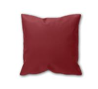 Cieffepi Home Collections Cuscino Arredo ECOPELLE (70 x 70 cm, Rosso)
