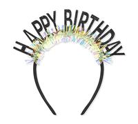 CIEHER Cerchietto per compleanno con corona di compleanno, fascia per compleanno, per donne e ragazze, fascia per compleanno per ragazze, diadema di compleanno, decorazione per compleanno, regalo di