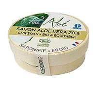 Ciel d'Azur Labs - Sapone Bio Surgras Puro Aloe - 20% Aloe Vera Bio & equo - Saponificato a freddo - Ideale per pelli secche e sensibili - Certificato Bio Cosmos Organic - 99,9% di origine naturale -