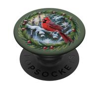 Cieli d'ispirazione firma uccelli cardinali PopSockets PopGrip Adesivo