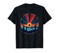 Cieli Rossi, Bianchi e Blu Maglietta, Uomo, Nero, 4XL