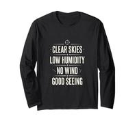 Cieli sereni Buona Visione Astrofotografia Maglia a Manica