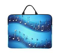 Cielo Blu Note Musicali Stampa 14 pollice Caso Del Computer Portatile Della Copertura Del Notebook Per La Scuola Ufficio Viaggi Borsa