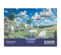 Cielo Blu | Nuvola Bianca Puzzle Da 1000 Pezzi, Gioco Educativo Impegnativo Rilassante Per Adulti E Bambini, Unica Decorazione Per La Casa | Regalo 70x50cm/1000pcs
