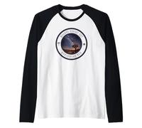 Cielo del Deserto del Mojave Maglia con Maniche Raglan