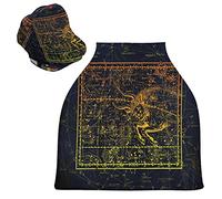 Cielo Dell'Universo Del Drago D'Oro Auto per Bambini Passeggino Tettoia Copri Seggiolino Copertura Infermieristica per L'Allattamento Al Seno All-In-1 Morbido Traspirante Elastica Tettuccio