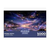 Cielo magico Puzzles 1000 Pezzi Gioco Di Sfida GioGattotolo Adulti E Oltre 12 Anni Riflesso Gioco Di Puzzle Sfida EduGattoiva Libero Tempo Creativo Regalo Decorazione Casa 38x26cm/1000pcs