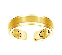 Cielo Meraviglioso Anelli magnetici, gioielli creativi, anelli aperti, anello regolabile in lega, per alleviare la stanchezza e il sonno, anello magnetico per agopressione, per donne e uomini
