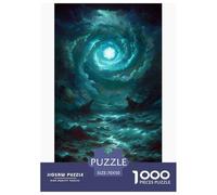 Cielo misterioso Puzzles 1000 Pezzi Gioco Di Sfida Giocattolo Adulti E Oltre 12 Anni Orrore Gioco Di Puzzle Sfida Educativa Tempo Libero Regalo Decorazione Casa 70x50cm/1000pcs