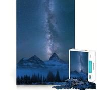Cielo notturno ad Assiniboine - Puzzle per ragazzi da 1000 pezzi - Gioco di logica - Divertimento per tutta la famiglia - Taglio di precisione (38x52cm)