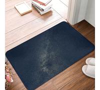 Cielo notturno con stelle e Via Lattea sullo sfondo dell'universo nello spazio. Zerbino resistente e morbido per ingresso, zerbino di benvenuto, per interni ed esterni, con suola in gomma, 40 x 60 cm.