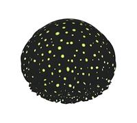 Cielo notturno senza cuciture con stelle Cuffia da impermeabile, Cuffia elastica per capelli da bagno Cuffia da bagno per capelli con protezione ambientale, Doppio strato impermeabile Cappell