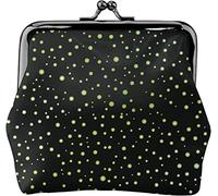 Cielo notturno senza cuciture con stelle Portamonete in pelle da donna, piccola custodia per monete con chiusura a chiusura a scatto Portafoglio con fibbia per regalo ragazza