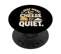 Cielo notturno Voglio solo un po 'di formaggio e tranquillo PopSockets PopGrip Adesivo