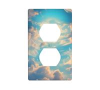 Cielo nuvoloso stampato materiale resistente agli urti del PC della piastra della parete commerciale residenziale resistente al calore standard UK