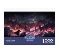 Cielo Oscuro Puzzles 1000 Pezzi Gioco Di Sfida GioGattotolo Adulti E Bambini Apocalisse Puzzle Impossibile Sfida EduGattoiva Gioco Di Famiglia Regalo Decorazione Casa 70x50cm/1000pcs