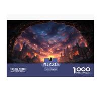 Cielo Oscuro Puzzles 1000 Pezzi Gioco Di Sfida GioGattotolo Adulti E Oltre 12 Anni Apocalisse Gioco Di Puzzle Sfida EduGattoiva Creatività Regalo Decorazione Casa 70x50cm/1000pcs