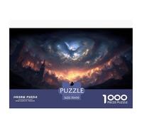 Cielo Oscuro Puzzles 1000 Pezzi Gioco Di Sfida GioGattotolo Adulti E Oltre 12 Anni Apocalisse Puzzle Creativi Divertimento Famiglia Relax Regalo Decorazione Casa 70x50cm/1000pcs