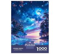 Cielo stellato 1000 Pezzi Fantasia Puzzle Cartone Di Alta Qualità Per Uomo E Donna, Difficile Ma Soddisfacente, Idea Regalo Natale Decorazione 38x26cm/1000pcs