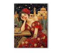 Cielo stellato Dipingi con i Numeri Adulti Ragazza Paint by Numbers, Colorare con i Numeri Adulti con Telaio, Kit di Pittura Acrilica Fai da Te per Principianti, Decora la Casa Regalo 100x150cm 0R-772