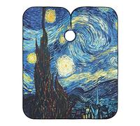 Cielo Stellato Notturno Van Gogh Mantella Taglio Capelli Regolabile Barber Cape Impermeabile Mantella Parrucchiere Per Uomini Barbieri Bambini 140X168Cm