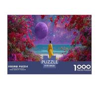 Cielo stellato Puzzle 1000 Pezzi Gioco di Sfida per Adulti e Bambini Sea of Fiores Puzzle Impossibile Gioco Educativo Famigliare Regalo per la Decorazione Domestica 38x26cm 1000pcs