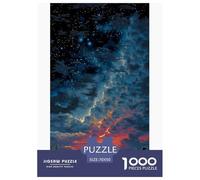Cielo stellato Puzzles 1000 Pezzi Gioco Di Sfida Giocattolo Adulti E Oltre 12 Anni Alba Gioco Di Puzzle Sfida Educativa Creatività Regalo Decorazione Casa 70x50cm/1000pcs