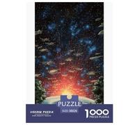 Cielo stellato Puzzles 1000 Pezzi Gioco Di Sfida Giocattolo Adulti E Oltre 12 Anni Alba Puzzle Divertimento Famiglia Sfida Educativa Sviluppo Mentale Regalo Decorazione Casa 38x26cm/1000pcs