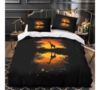 Cielo tempestoso Set Di Copripiumino Set di 3 Pezzi microfibra stampa 3D con federa incluso federe cerniera nascosta scena naturale drammatica copripiumino for adulti e ragazze King（220x240cm）