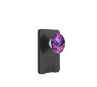 Cielo Viola con Stelle Vaporwave Nuvole Rosa Montagna PopSockets PopWallet per MagSafe
