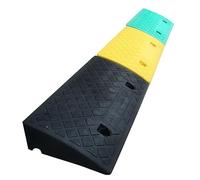 CIELOBLOEN 5cm/7cm/9cm/11cm/13cm Altezza, Rampa per Soglia Universale e Pedana Rialzo, Flessibile per Eliminare Barriere Architettoniche, Facile da Installare su Asfalto Black-15pcs2 Tall