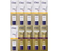 Cien Q10 crema per gli occhi con acido ialuronico, antirughe, anti-occhiaie, idratante e rassodante, 10 x 15 ml, 10 pezzi di cartone misto