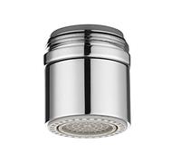 CIENCIA Aeratore per rubinetto con filettatura esterna da 24 mm, M24, in ottone, a doppia funzione, per rubinetto con filettatura interna da 24 mm, AFA007