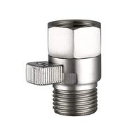CIENCIA, G1 / 2 "Head in ottone cromato doccia valvola arresto, con spento/off on/Switch (AV016NA)