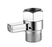 CIENCIA G1 / 2" Head in Ottone Cromato Doccia Valvola Arresto, con Spento/On Off/Switch, Doccia Valvola di Controllo Flusso, AV016C