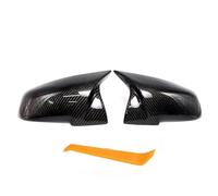CIENUWPD 1 Paio Copri specchietti Laterali in Vera Fibra Carbonio Nera Ricambio per BMW Series 1 2 3 4 X M220i 328i F20 F21 F22 F23 F30 F32 F33 F36 X1(2pcs Real Carbon)