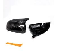 CIENUWPD 2 Pezzi Copri specchietto retrovisore in Vera Fibra Carbonio Nera Accessori per specchietti Auto per BMW X3 X4 X5 X6 X7 G01 G02 G05 G06 G07(Real Carbon Fiber)