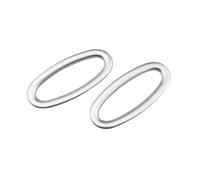 CIENUWPD 2 Pezzi di Cornice per Luce Porta Anteriore, Luce di Avvertimento e Decorazione per Renault Koleos per Samsung QM6 2016-2023